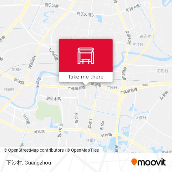 下沙村 map