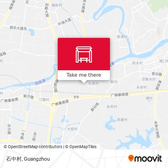 石中村 map
