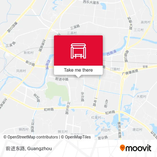 前进东路 map