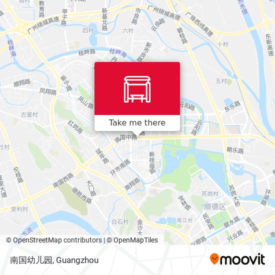 南国幼儿园 map