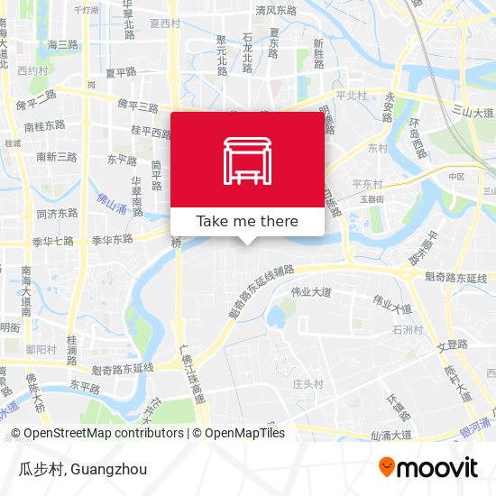 瓜步村 map