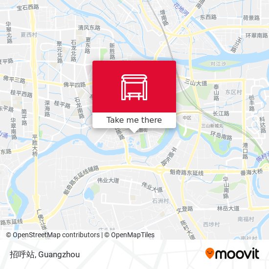 招呼站 map