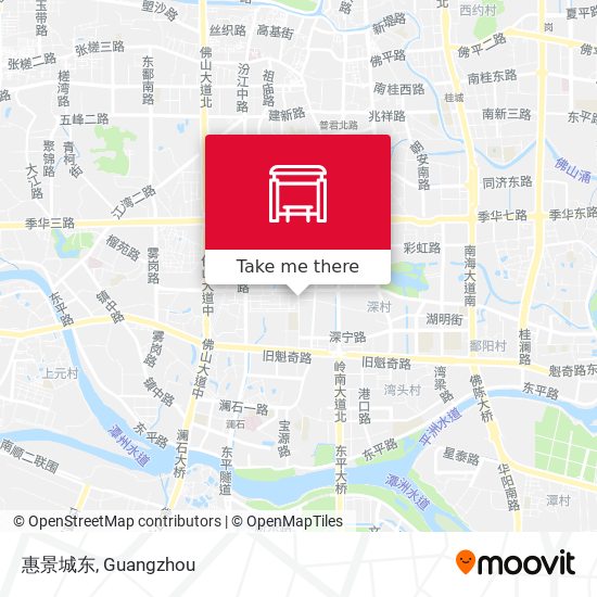 惠景城东 map