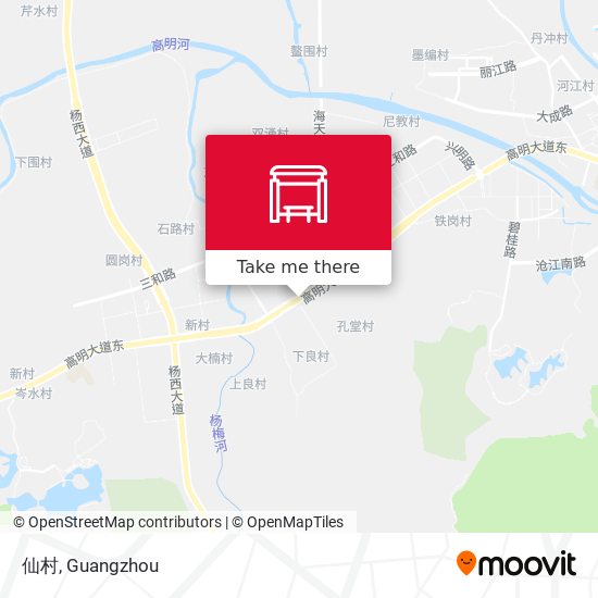 仙村 map