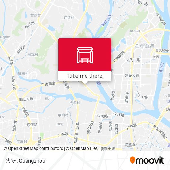 湖洲 map