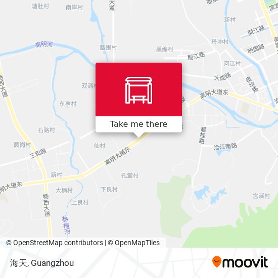 海天 map