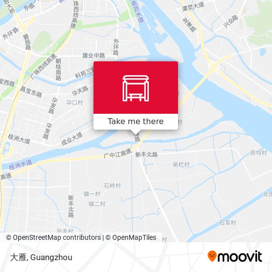 大雁 map