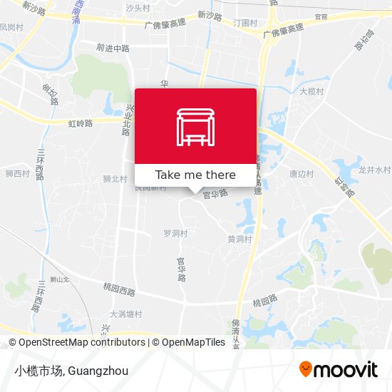 小榄市场 map