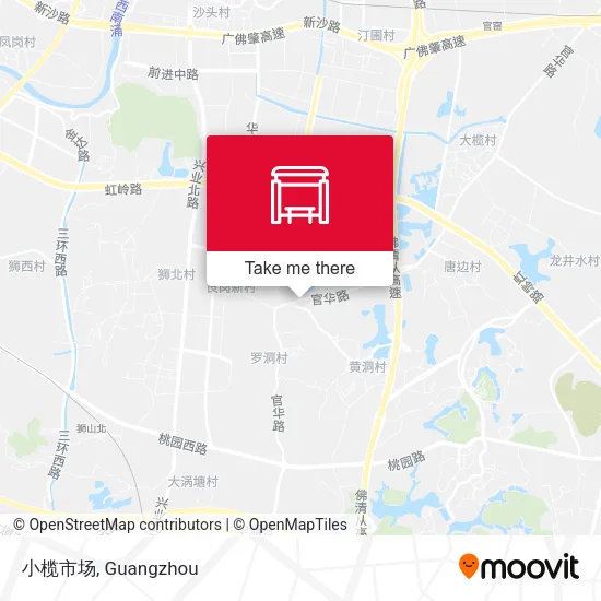 小榄市场 map