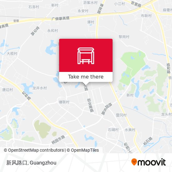 新风路口 map