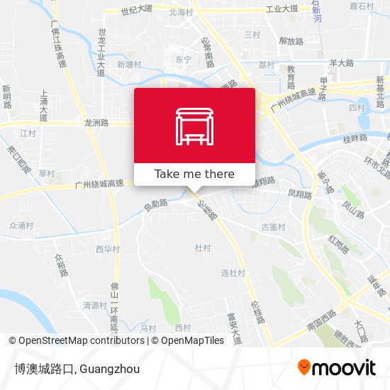 博澳城路口 map