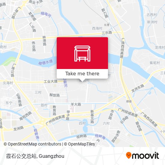 霞石公交总站 map