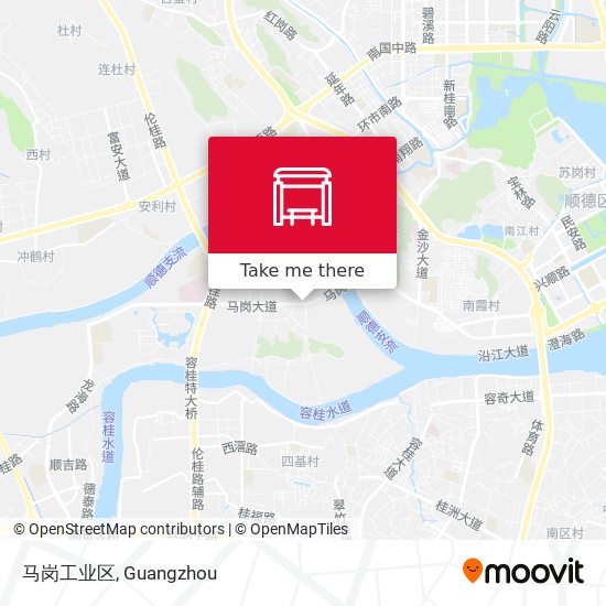 马岗工业区 map