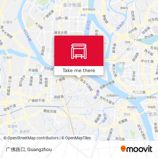 广佛路口 map