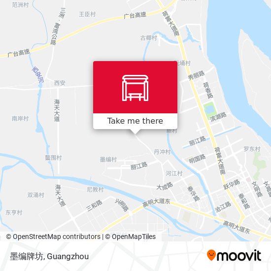 墨编牌坊 map
