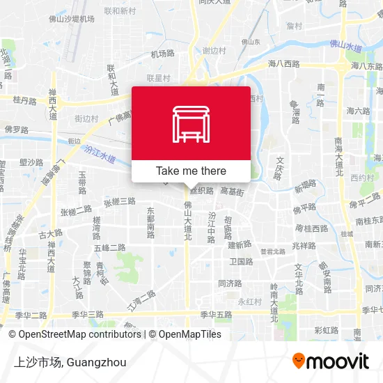 上沙市场 map