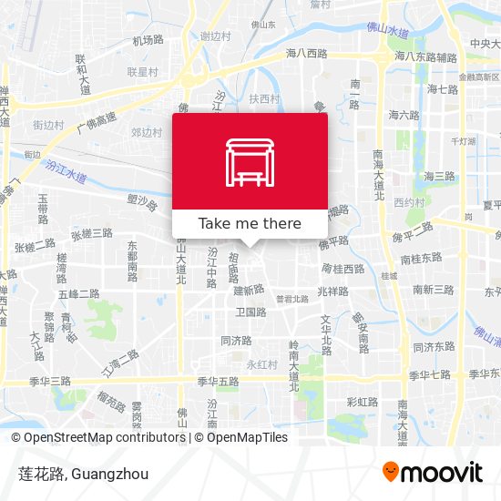莲花路 map