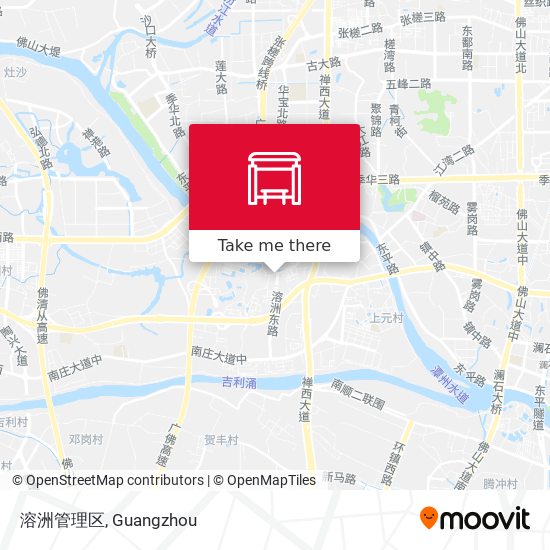 溶洲管理区 map