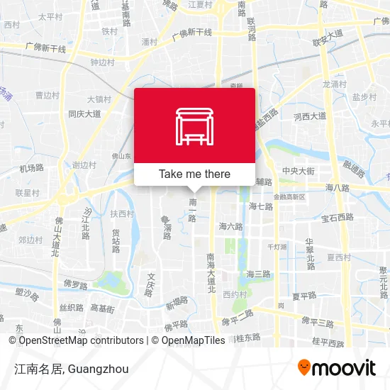 江南名居 map