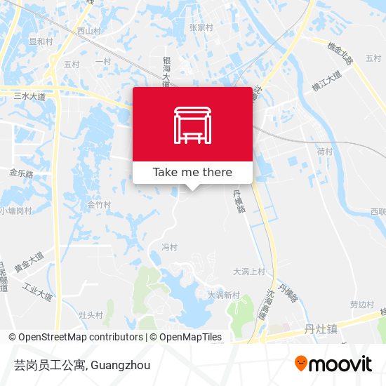 芸岗员工公寓 map