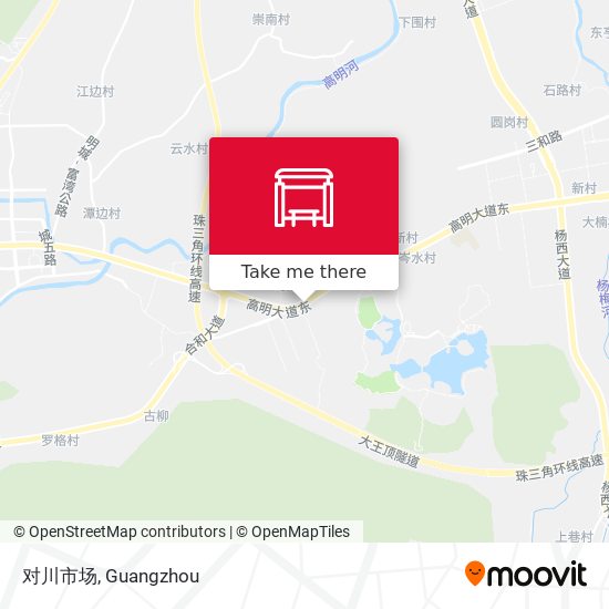 对川市场 map