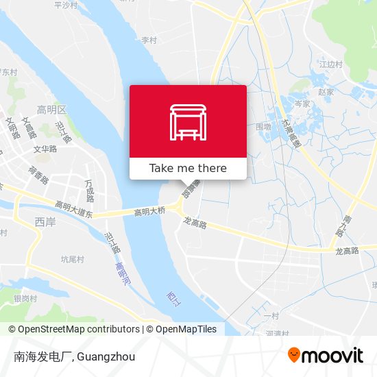 南海发电厂 map