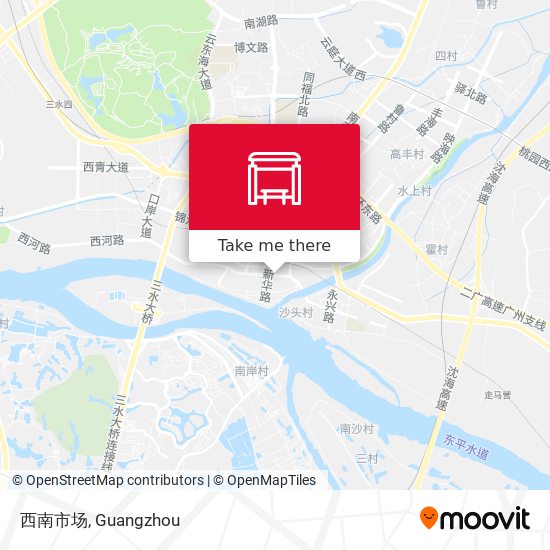 西南市场 map