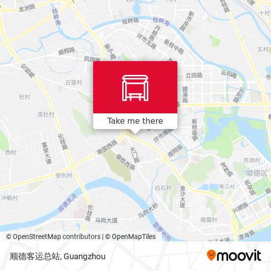 顺德客运总站 map