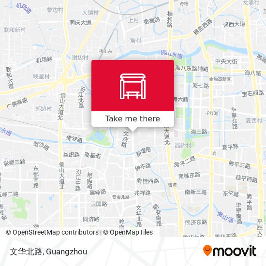 文华北路 map