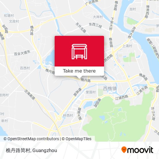 樵丹路简村 map