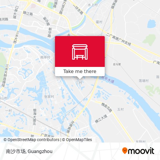 南沙市场 map