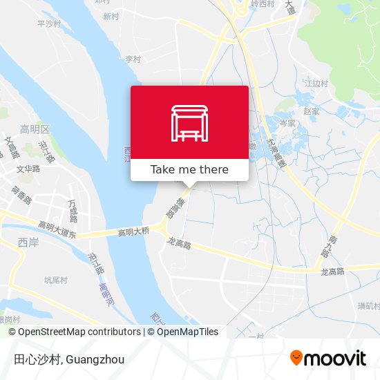 田心沙村 map