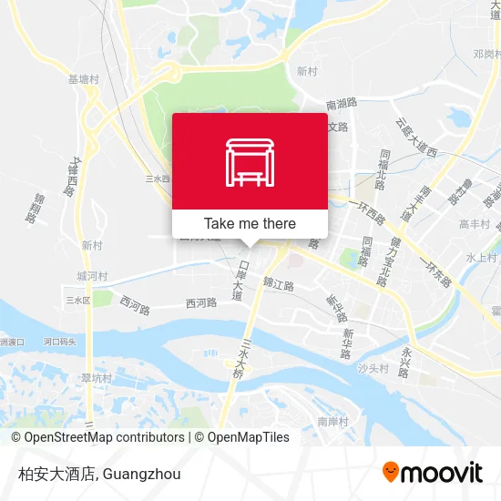 柏安大酒店 map