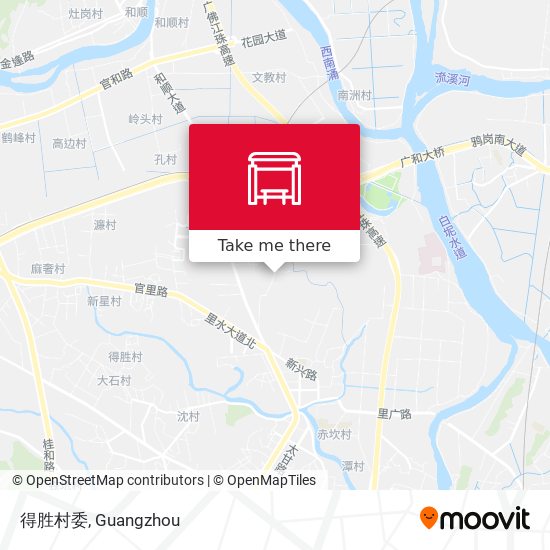 得胜村委 map