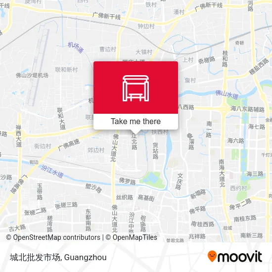 城北批发市场 map