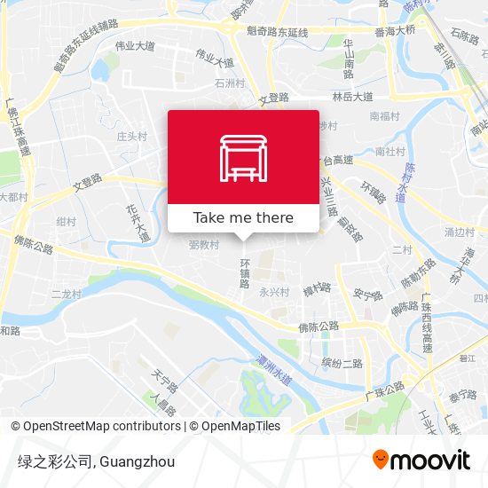 绿之彩公司 map