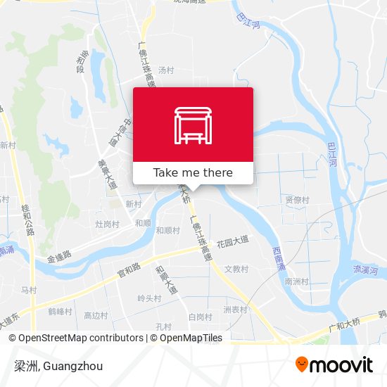 梁洲 map