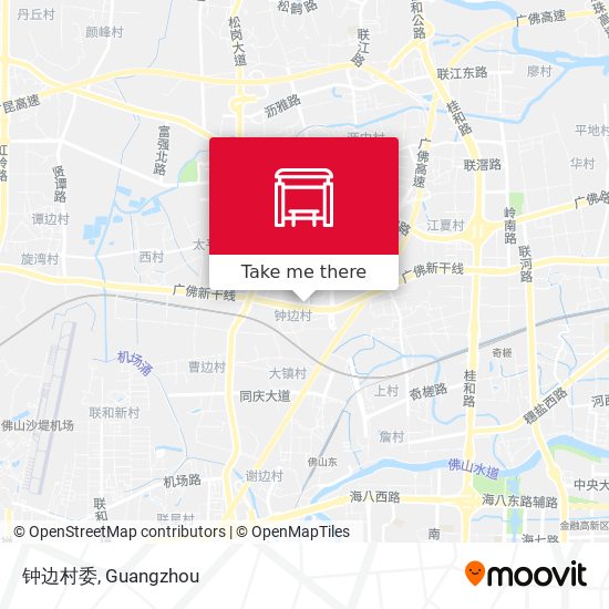 钟边村委 map