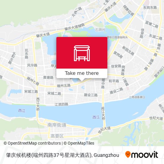 肇庆候机楼(端州四路37号星湖大酒店) map