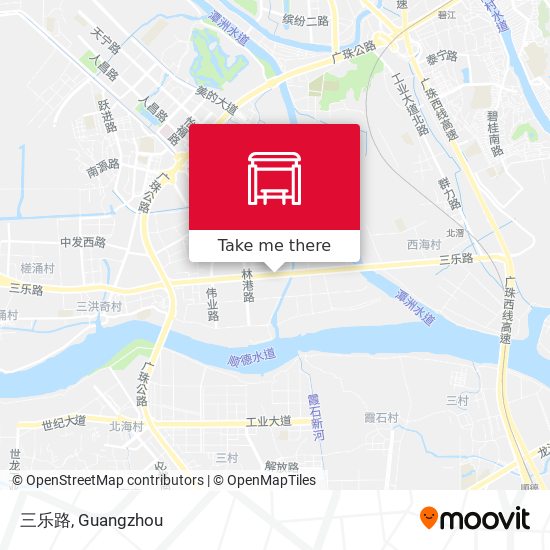 三乐路 map