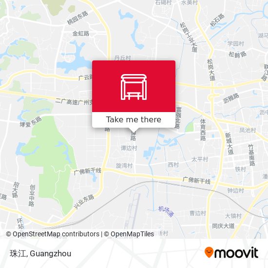 珠江 map