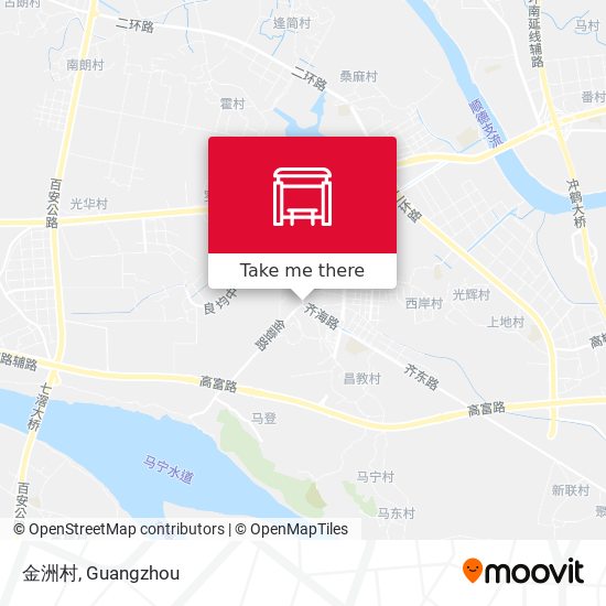 金洲村 map