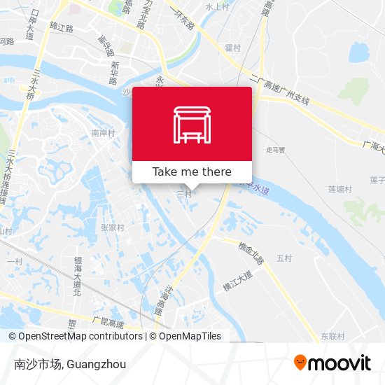 南沙市场 map