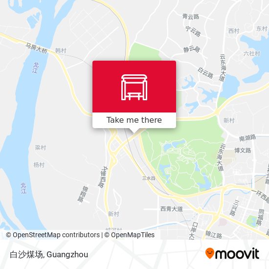 白沙煤场 map