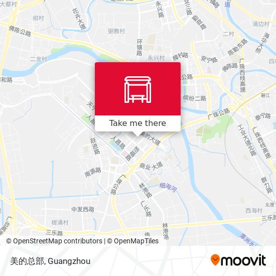 美的总部 map