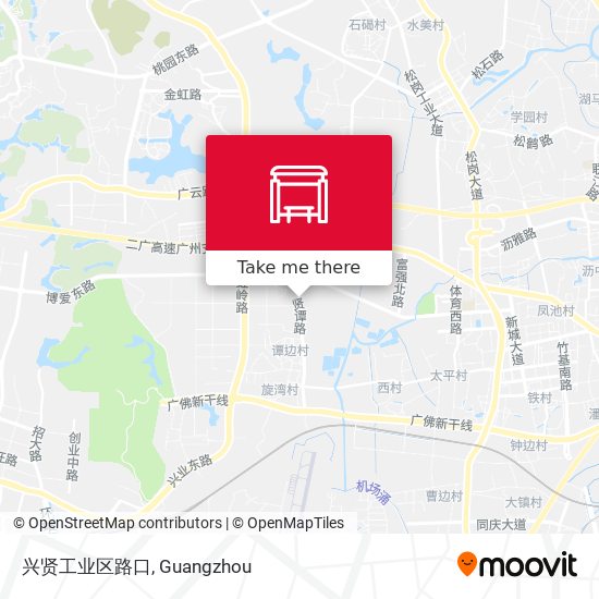 兴贤工业区路口 map