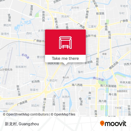 新龙村 map