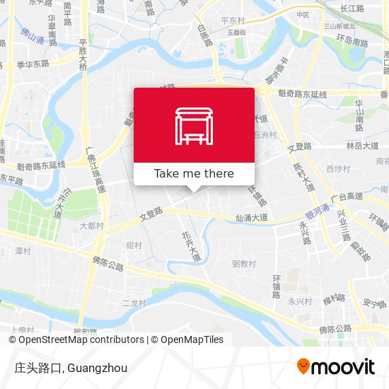 庄头路口 map