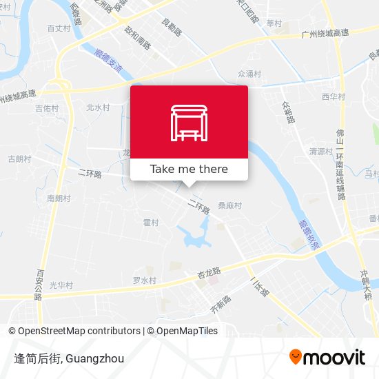 逢简后街 map