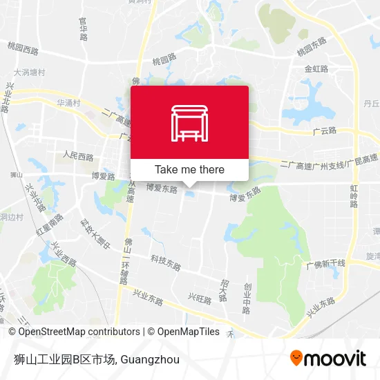 狮山工业园B区市场 map